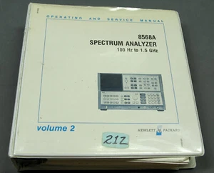 Hewlett Packard HP 8568A Spectrum Analyzer Vol 2 Operating & Service Manual - Picture 1 of 2