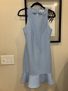 Likely Blue Sleeveless Halter Sheath Mini Dress Size 6 - Picture 1 of 4