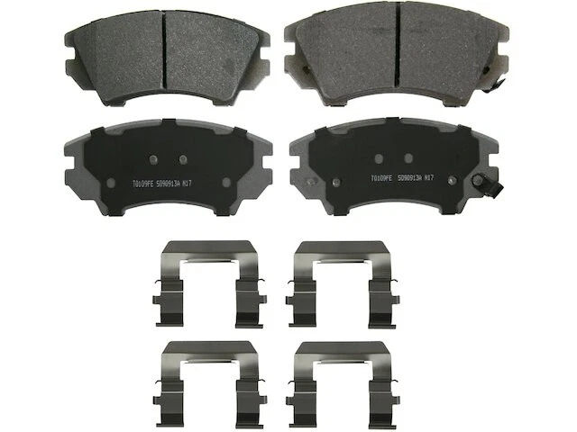 Juego de pastillas de freno delanteras Akebono 31427SPCY 2014 para Chevrolet Caprice 2011, 2013-2017 Foto 1 de 2