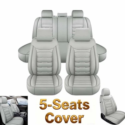 For Lexus Car Seat Cover Full Set Premium Faux Leather Protector 5-Seats Foto 1 de 4