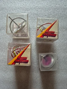 4x Vintage "Master The Forces" Gyroscope Toy - Complete Unused In Original Box - Picture 1 of 7