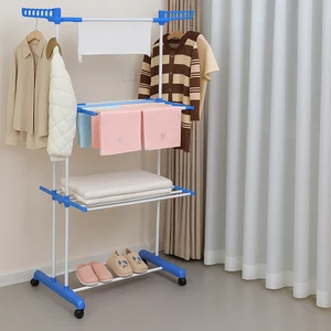 Faltbarer Wäscheständer Trockner Wäschestange Aufhänger 4 Etagen Indoor Outdoor - Bild 1 von 26