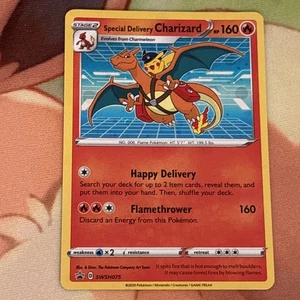 Special Delivery Charizard SWSH075 SWSH: Sword & Shield Promo Cards Holo - Picture 1 of 3