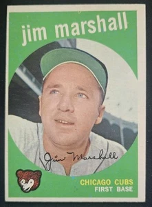 1959 Topps #153 Jim Marshall Chicago Cubs - Picture 1 of 2