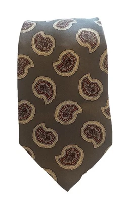 "Corbata gris cachemir seda 3,75"" nueva con etiquetas Meeting Street Gentlemen Clothiers para hombre" Foto 1 de 4