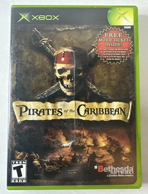 Piratas del Caribe (Microsoft Xbox 2003) Completo con boleto de película probado Foto 1 de 4