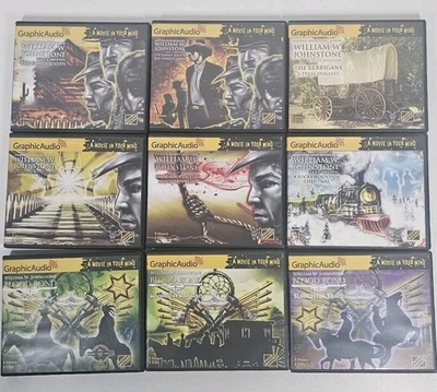 Lot Of 9 Graphic Audio - William W. Johnstone - Jensen Family, Smoke, Blood Bond - Imagem 1 de 4