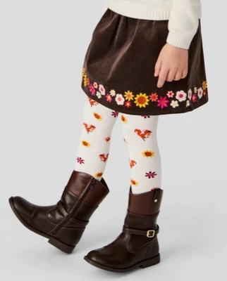 Gymboree Girls Corduroy Floral Embroidered Skirt Size 7 - Image 1 of 4