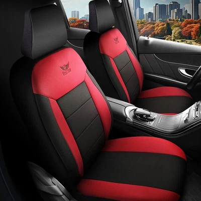 Seat Covers Suitable A for Subaru Justy IN Red-Black - Image 1 of 4