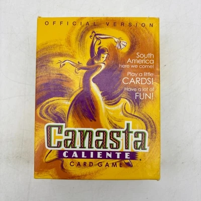 Juego de Cartas VINTAGE Canasta Caliente COMPLETO Movimientos Ganadores 2001 Latino Foto 1 de 4