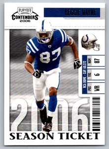2006 Playoff Contenders Reggie Wayne Indianapolis Colts #44 - Picture 1 of 2