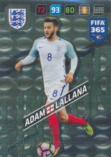 2018 Panini FIFA 365 Cards Adrenalyn XL - Adam Lallana - Limited Edition
