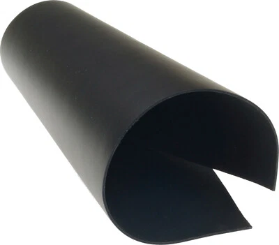  Rindleder Schwarz 1,2 mm Dick Echt Leder Stück LARP Black Leather 116 - Bild 1 von 3