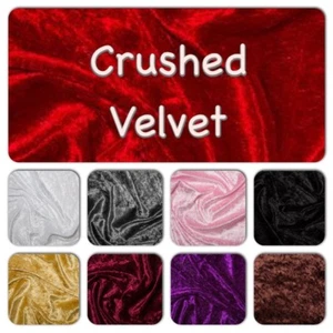 Crushed Velvet Jersey Fabric - Tablecloths, Display Tables - 3.5m lengths - Picture 1 of 22