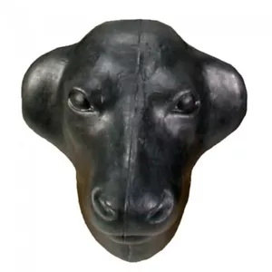 ¡Nuevo! CABEZA DE PANTORRILLA DE PLÁSTICO NEGRO RESISTENTE-1 con puntas de montaje para práctica de cuerdas de pantorrilla - Imagen 1 de 1