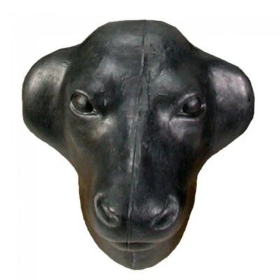 JT INTERNATIONAL New! Tough-1 Black PLASTIC CALF HEAD w/ Mounting prongs For calf roping practice