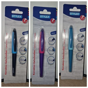 Stylex Korrektur Gelschreiber blaue Tinte verschiedene Farben - Bild 1 von 7