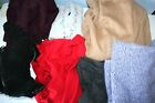Lot Damaged Clothing & Sweaters Cashmere Knits Shearling for Crafting Upcycling