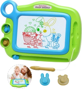 Toddler Toys for Girls Boys Age 1 2 3 4 Year Old,Magnetic Drawing Board,Erasable - Picture 1 of 12