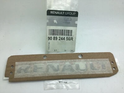 Renault Clio MK3 2005-18 Kadjar 2015-2018 placa de arranque trasero emblema cromado genuino - Imagen 1 de 4