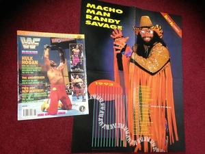 WWF WWE Magazine JUNE 1993 Wrestlemania Special Hulk Hogan + SAVAGE Poster Rare - Picture 1 of 5