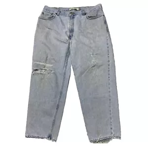 VTG Y2K Levi's 560 Jeans 38x30 Blue Comfort Fit Relaxed Light Wash Tag 40x30 - Picture 1 of 12