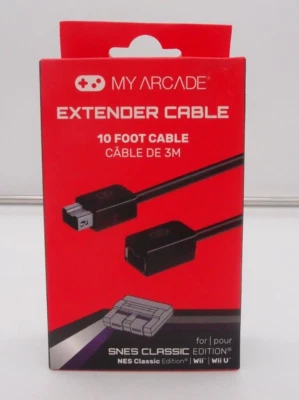 My Arcade Ten Foot Extender Cable for Gamepad Nintendo SNES NES Classic Edition - Image 1 of 4