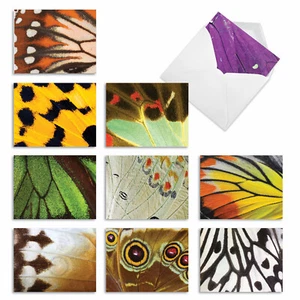 10 Assorted Thank You Note Cards with Envelopes - WING IT M2108 - Picture 1 of 6