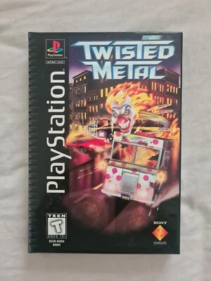 TWISTED METAL Playstation PS1 US NTSC Version COMPLETE CARDBOARD LONGBOX Edition - Image 1 of 4