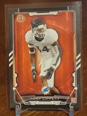 2015 Bowman Rookies Black Tony Lippett #80 Rookie RC - Image 1 of 2