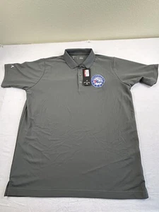 Antigua Men's Philadelphia 76ers Spark Polo Grey Size Large Brand New $90 - Picture 1 of 6