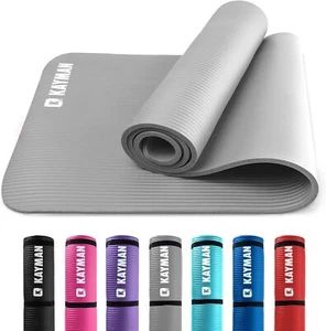 KAYMAN Yoga Mat – Multi-Purpose Extra Thick Foam Exercise Mats 180 x 60cm - Picture 1 of 7