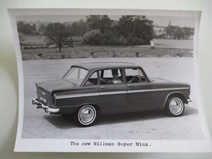 Hillman The new Hillman Super Minx Original Werkfoto Pressefoto Photo Foto - Picture 1 of 2