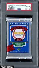 1989 Upper Deck Baseball Foil Pack Low Series PSA 8 NM-MT