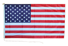 United States of America USA 5' x 3' Heavy Duty Rope and Toggle Boat Flag