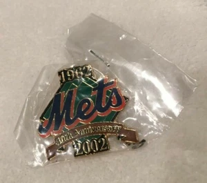 1962 - 2002 New York Mets 40th Anniversary Enamel Pin Shea Stadium baseball NEW - Picture 1 of 2
