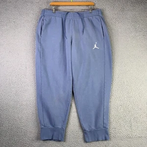 Air Jordan Sweatpants Mens 3XL Light Blue Nike Fleece Joggers Jumpman Basketball - Picture 1 of 14