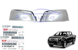 GENUINE RH+LH CHROME MIRROR COVER FOR ISUZU D-MAX CHEV HOLDEN COLORADO 2012 19 - Picture 1 of 8