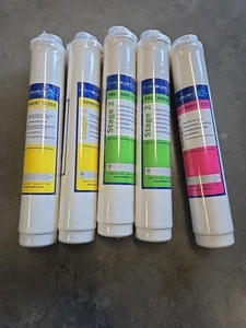Pure Blue H2O 5PC Reverse Osmosis Filter System Replacement Filters - Picture 1 of 1