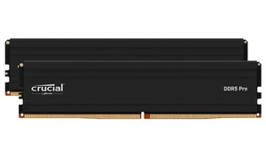 Crucial Pro RAM 64GB Kit (2x32GB) DDR5 5600MHz (or 5200MHz or 4800MHz) Desktop M - Picture 1 of 6
