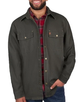 Chaqueta de Lona Forrada de Vellón Ropa de Trabajo Coleman Para Hombres Talla Mediana Beluga NUEVA Foto 1 de 4