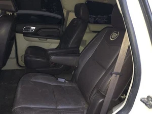 2012-2014 CADILLAC ESCALADE 2nd Row Rear Back Seat LEFT DRIVER Brown Leather 978 - Picture 1 of 12
