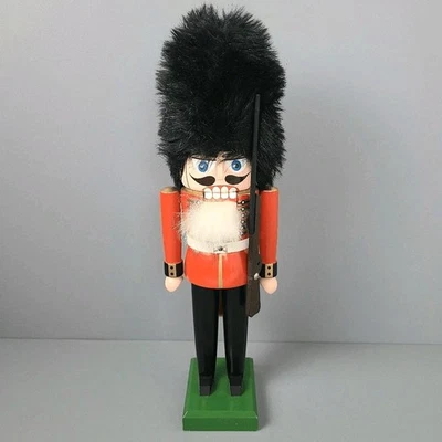 Erzgebirgische Volkskunst Made in Germany Vintage Nutcracker Man-Read - Image 1 of 4
