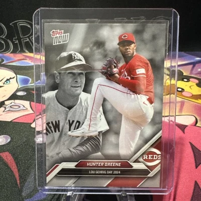 Hunter Greene 2024 Topps NOW Lou Gehrig Day #LGD-25 — 第 1/2 张图片