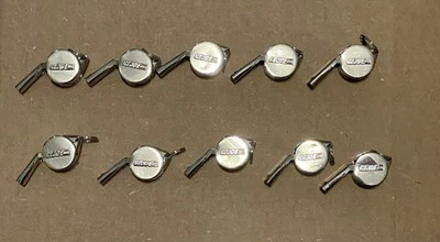 Lote de 10 silbatos Hasbro GI Joe 1982 metal con licencia Foto 1 de 4