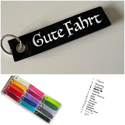 Schlüsselanhänger Filz Schlüsselband Wunschname Wunschtext Rohling Motiv Logo