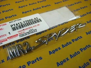 Toyota MR2 Spyder Rear Emblem Genuine OEM New 2000-2006 - Picture 1 of 4