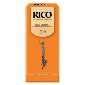 Rico Bass Clarinet 25 x Reeds, Strength 1.5 ( 1 1/2 ) 25-pack REA2515 - Picture 1 of 1