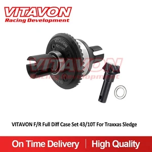 Vitavon F/R Full Diff Case Set 43/10T For Traxxas Sledge - Picture 1 of 3