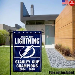 Bandera Tampa Bay Lightning Garden 12,5x18 pulgadas bandera 12,5 x 18 yardas nueva EE. UU. - Imagen 1 de 6
